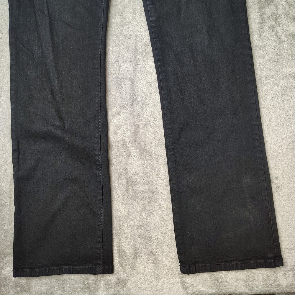 NYDJ Jeans Womens 2 Black Mini Boot Cut Low Rise Stretch Dark Wash Denim - Picture 3 of 16